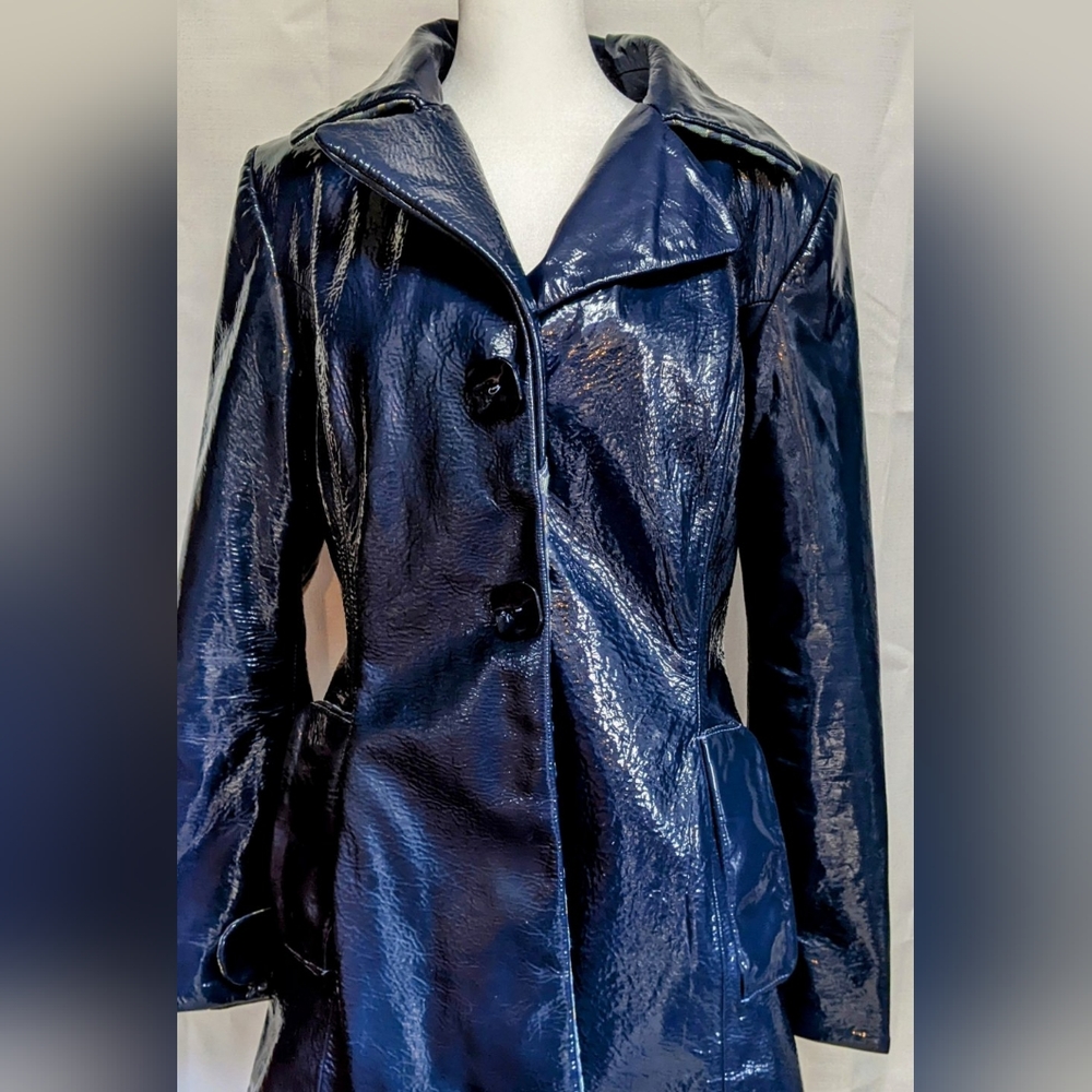 Rare Laminated Linen Raincoat